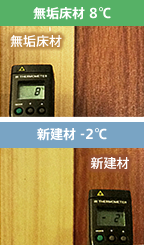 無垢床材8度